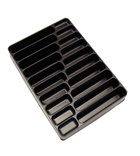Einleger / Einteiler schwarz 20-fach