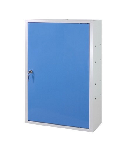 ADB Werkzeugwandschrank mit 1 Tür, 1 Fachboden, Blau