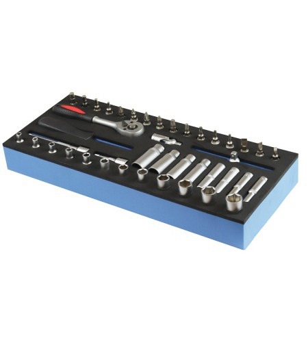 ADB Steckschlüssel-Garnitur 1/4", 42-tlg.