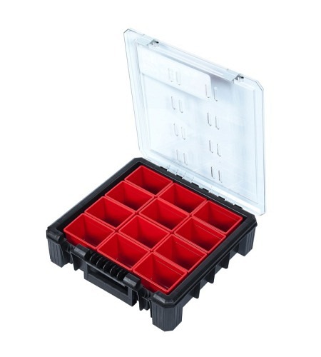 ADB Organizer/Kleinteilemagazin mit 12 herausnehmbaren Boxen