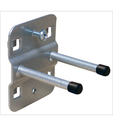 ADB Lochwand-Halter 150 mm, doppelt mit geradem Hakenende