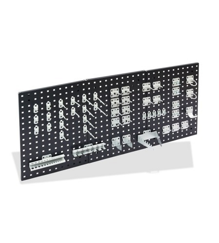 ADB Hakensatz/Werkzeughalter, 50 tlg., RAL 9006