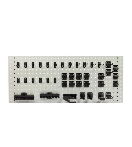 ADB Hakensatz/Werkzeughalter, 40 tlg., RAL 9005