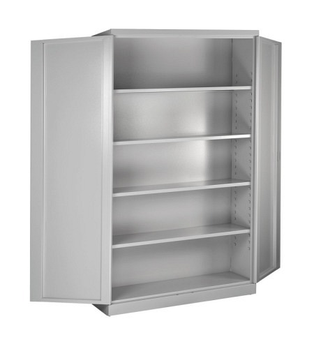 ADB Flügeltürenschrank XL-B, Lichtgrau (RAL 7035)