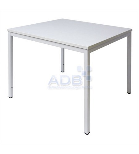 ADB Bürotisch / Computertisch grau 800x800x750 mm