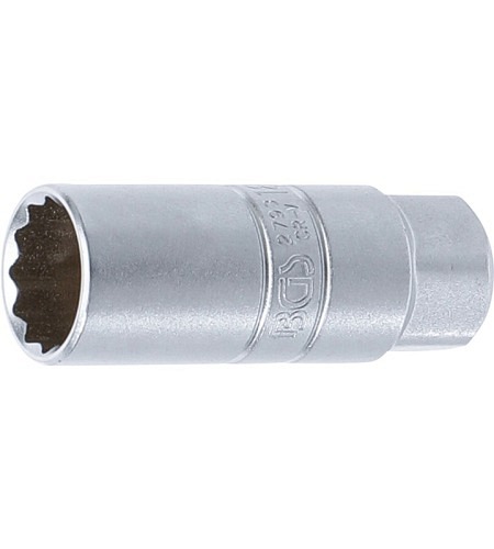 Zündkerzen-Einsatz Zwölfkant | Antrieb Innenvierkant 10 mm (3/8") | SW 18 mm
