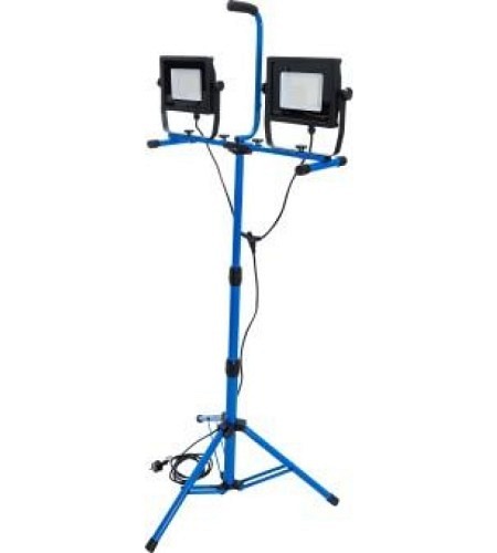 Duo-SMD-LED-Arbeits-Strahler | mit Stativ | 2 x 70 W