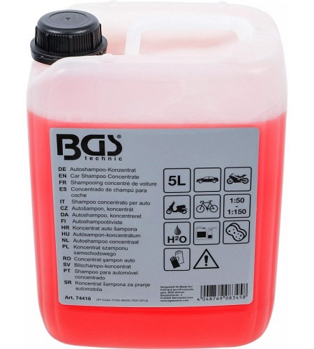 Autoshampoo-Konzentrat | rot | 5 l