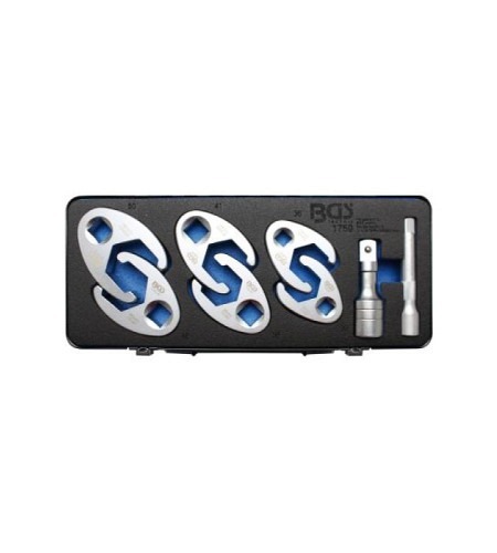 Hahnenfussschlüssel-Satz | Antrieb Innenvierkant 12,5 mm (1/2") / 20 mm (3/4") | 8-tlg.
