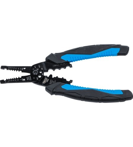 Kabel-Abisolier- und Crimpzange | 210 mm