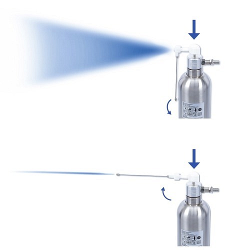 Druckluft-Sprühflasche | Edelstahl | rostfrei | ..