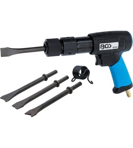 Druckluft-Meißelhammer-Satz | mit Schnelllösefutter | 10 mm