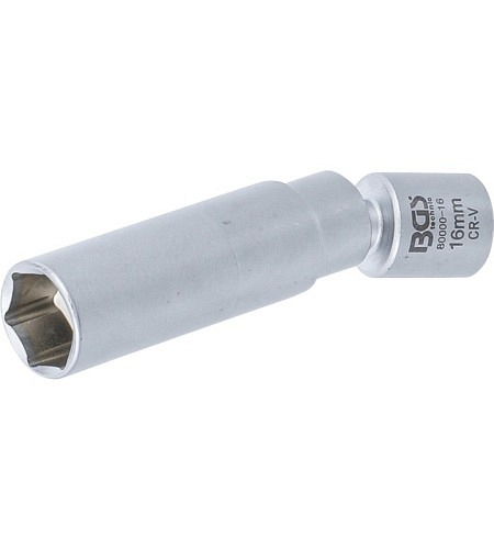 Glüh- und Zündkerzen-Gelenk-Einsatz | Antrieb Innenvierkant 10 mm (3/8") | SW 16 mm