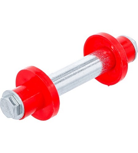 Achsen-Satz für Schubkarrenrad | 128 mm | Ø 20 mm | mit 2 Distanzhülsen