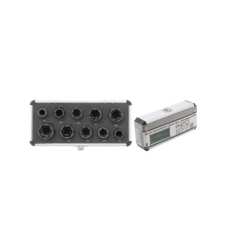 Spezial-Steckschlüssel-Einsatz-Satz / Schraubenausdreher | Antrieb Innensechskant 10 mm (3/8") / Außensechskant | SW 9 - 19 mm | 10-tlg.