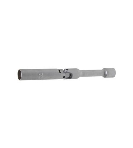 Zündkerzen-Gelenkeinsatz Zwölfkant, extra lang | Antrieb Innenvierkant 10 mm (3/8") | SW 14 mm