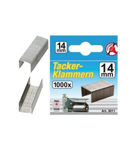 Klammern | Typ 53 | 14 x 11,4 mm | 1000 Stück