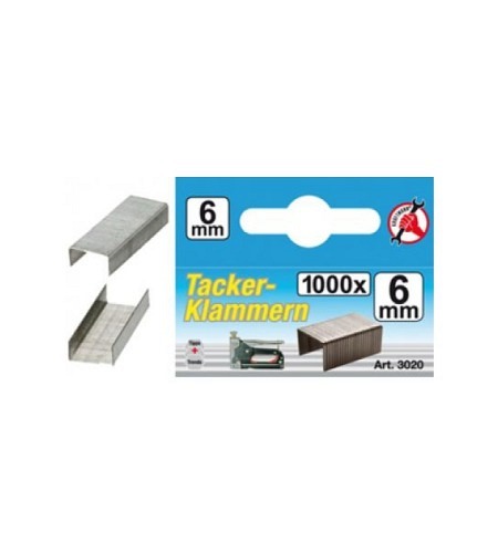Klammern | Typ 53 | 6 x 11,4 mm | 1000 Stück