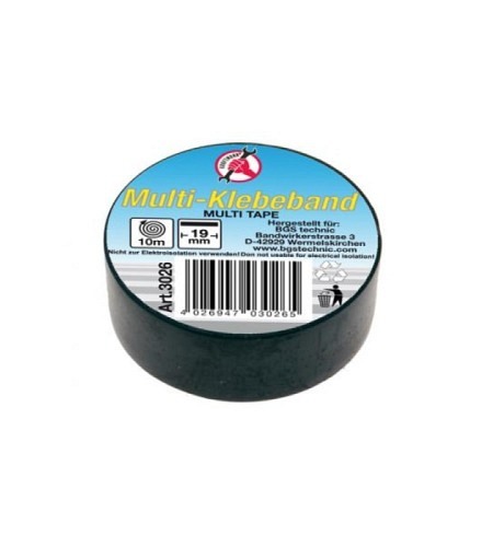 Multi-Klebeband | schwarz | 19 mm x 10 m
