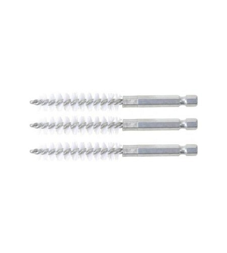Nylonbürste | 11 mm | Antrieb Außensechskant 6,3 mm (1/4") | 3-tlg.