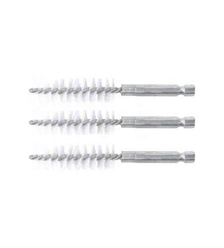 Nylonbürste | 15 mm | Antrieb Außensechskant 6,3 mm (1/4") | 3-tlg.
