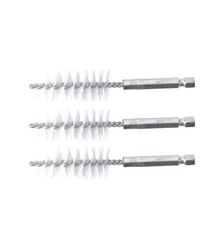 Nylonbürste | 19 mm | Antrieb Außensechskant 6,3 mm (1/4") | 3-tlg.