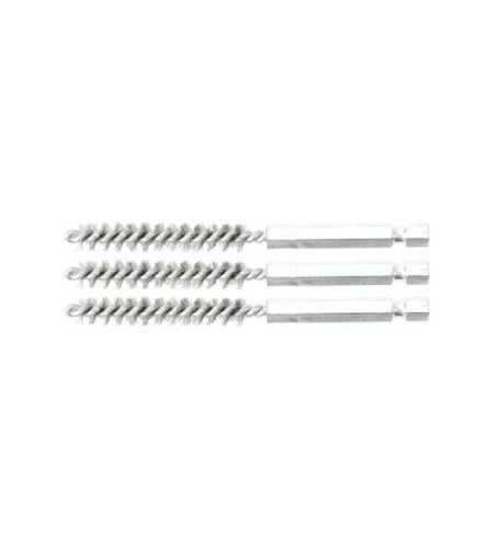 Stahlbürste | 8 mm | Antrieb Außensechskant 6,3 mm (1/4") | 3-tlg.