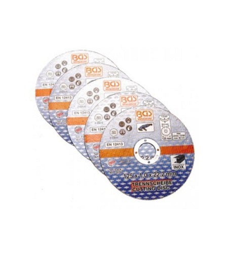 Trennscheiben für Edelstahl | Ø 125 x 1,0 x 22,2 mm | 5-tlg.