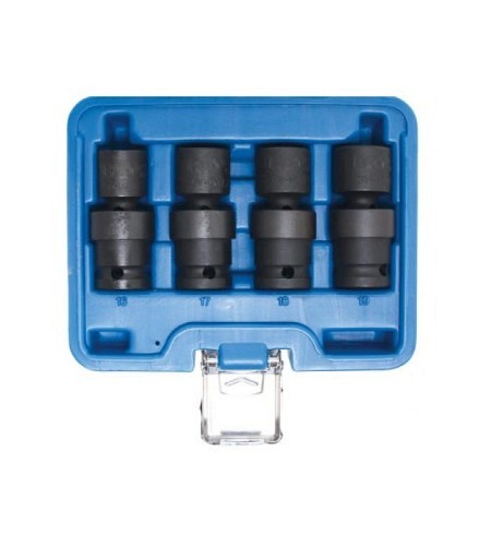 Kraft-Kugelgelenk-Einsatz-Satz | Antrieb Innenvierkant 12,5 mm (1/2") | 4-tlg.