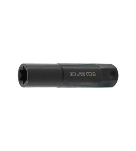 Steckschlüssel-Einsatz E-Profil, extra lang | Antrieb Aussensechskant 22 mm | SW E20