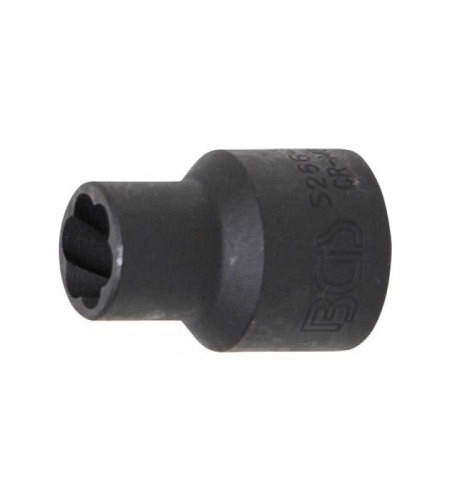 Spezial-Steckschlüssel-Einsatz / Schraubenausdreher | Antrieb Innenvierkant 12,5 mm (1/2") | SW 11 mm
