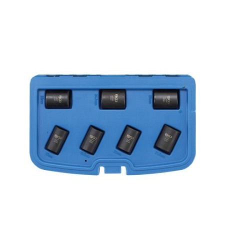 Spezial-Steckschlüssel-Einsatz-Satz / Schraubenausdreher | 12,5 mm (1/2") | SW 17 - 26 mm | 7-tlg.