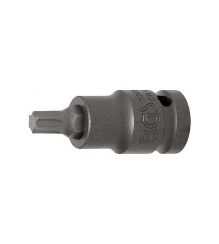 Kraft-Bit-Einsatz | Antrieb Innenvierkant 12,5 mm (1/2") | T-Profil (für Torx) T45