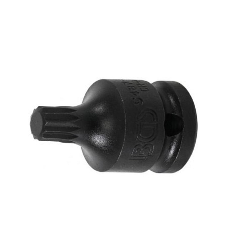 Kraft-Bit-Einsatz | Antrieb Innenvierkant 12,5 mm (1/2") | Innenvielzahn (für XZN) M10