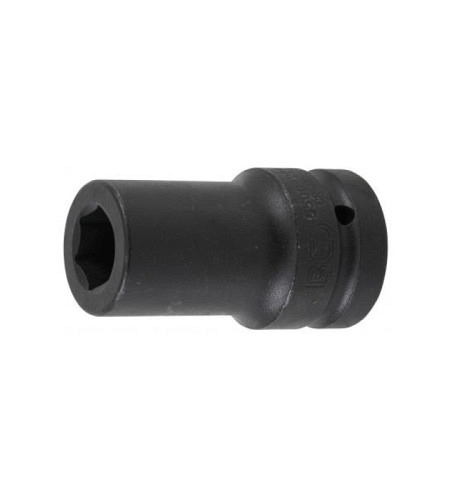 Kraft-Steckschlüssel-Einsatz Sechskant, tief | Antrieb Innenvierkant 25 mm (1") | SW 22 mm
