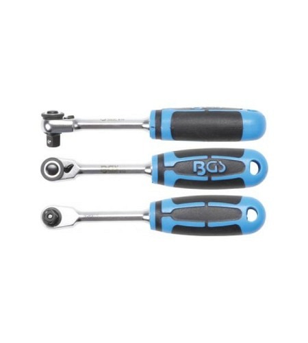 Umschaltknarre | feinverzahnt | Abtrieb Aussenvierkant 6,3 mm (1/4")