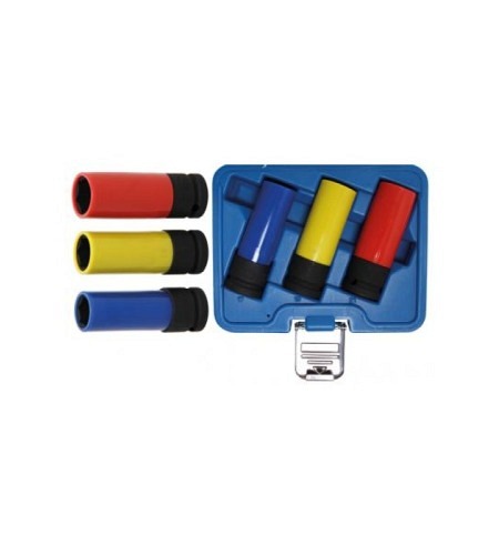 Kraft-Schoneinsatz-Satz | Antrieb innenvierkant 12,5 mm (1/2") | SW 17 / 19 / 21 mm | 3-tlg.