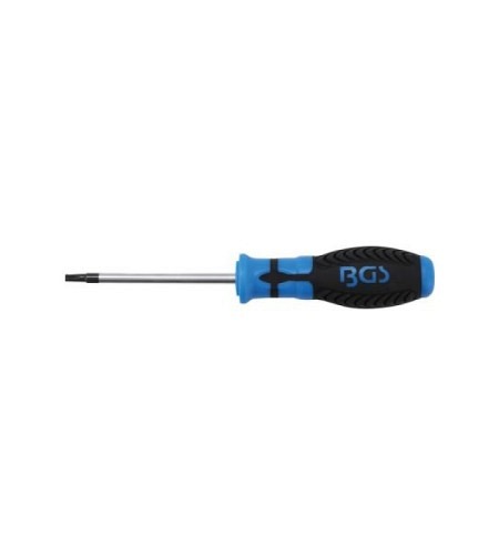 Schraubendreher | T-Profil (für Torx) mit Bohrung T20 | Klingenlänge 80 mm