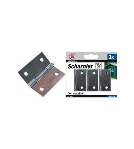 Scharnier-Satz | 50 x 50 mm | 3-tlg.