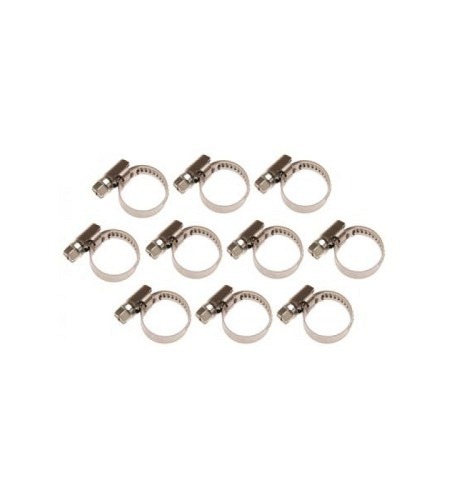 Schlauchklemme | INOX  | 8 x 12 mm | 10-tlg.