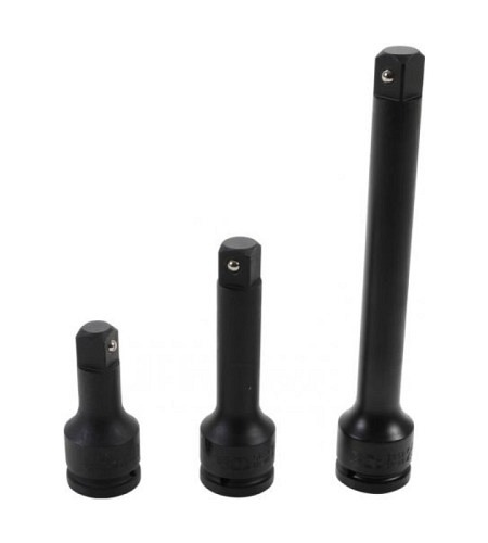 Kraft-Verlängerungs-Satz | Aussen-/Innenvierkant 20 mm (3/4") | 3-tlg.