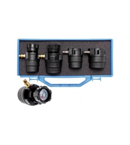 Turbolader-Diagnosekoffer mit Manometern | 55 - 60 - 65 - 70 mm