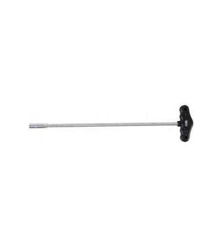 Steckschlüssel mit T-Griff, Sechskant | Länge 430 mm | SW 10 mm