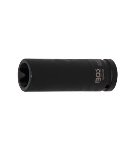 Kraft-Steckschlüssel-Einsatz E-Profil, tief | Antrieb Innenvierkant 20 mm (3/4") | SW E30