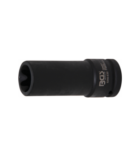 Kraft-Steckschlüssel-Einsatz E-Profil, tief | Antrieb Innenvierkant 20 mm (3/4") | SW E32