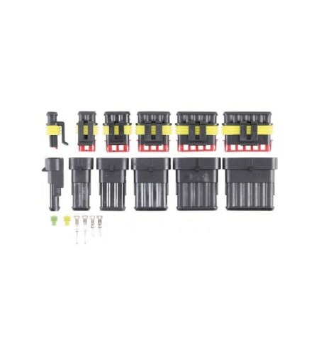 Steckverbinder-Sortiment | Superseal 1.5 | 350-tlg.